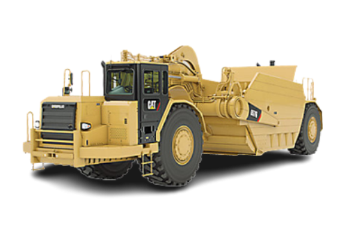 CAT 657G Scraper with 401-500 HP Range & Has Scraper Type